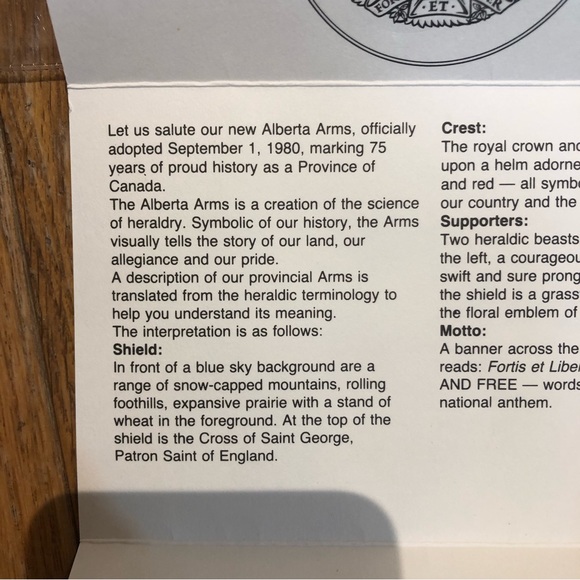 Alberta 1905-1980 75th Anniversary Medal - dedicated to youth students - Picture 9 of 14